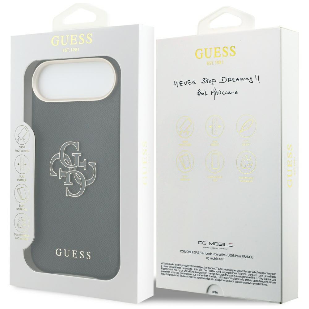 Guess FW Resin Logo Case for iPhone Air Black