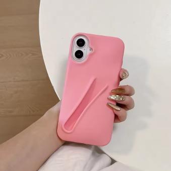 Silikonové pouzdro na telefon s rtěnkou Pro 11 Funda 13 16 Pro Max 15 14 13 12 16 Plus Přenosný držák na lesk na rty Kryt