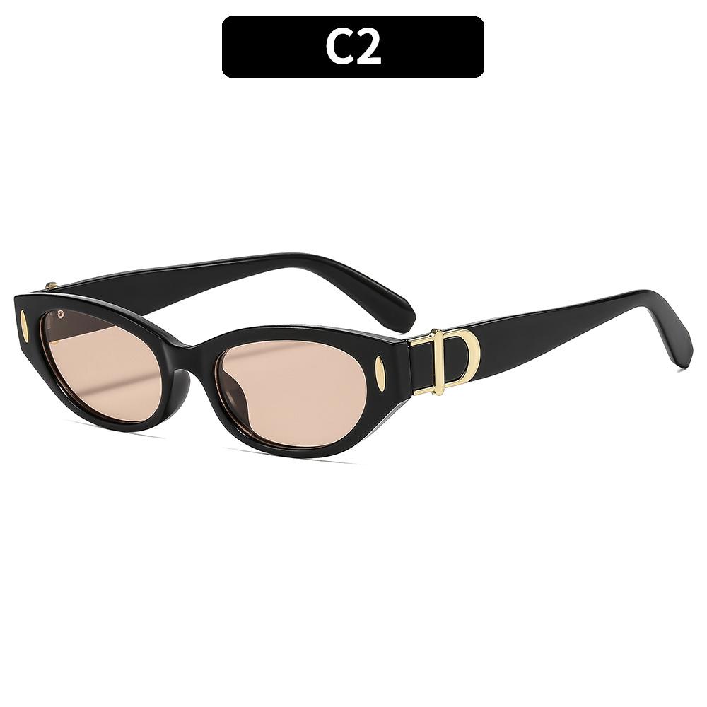 Women's sunglasses, men's and women's fashion small frame sunglasses