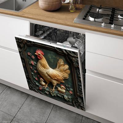 65X58.5Cm Household Dishwasher Magnetic Sticker Kitchen Home Refrigerator Magnetic Sticker