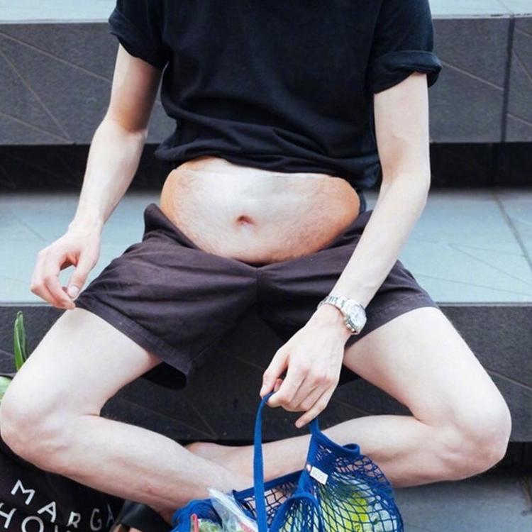 Dad Bod Fanny Pack Belt Bag Hairy Tummy Fanny Pack Hairy Belly