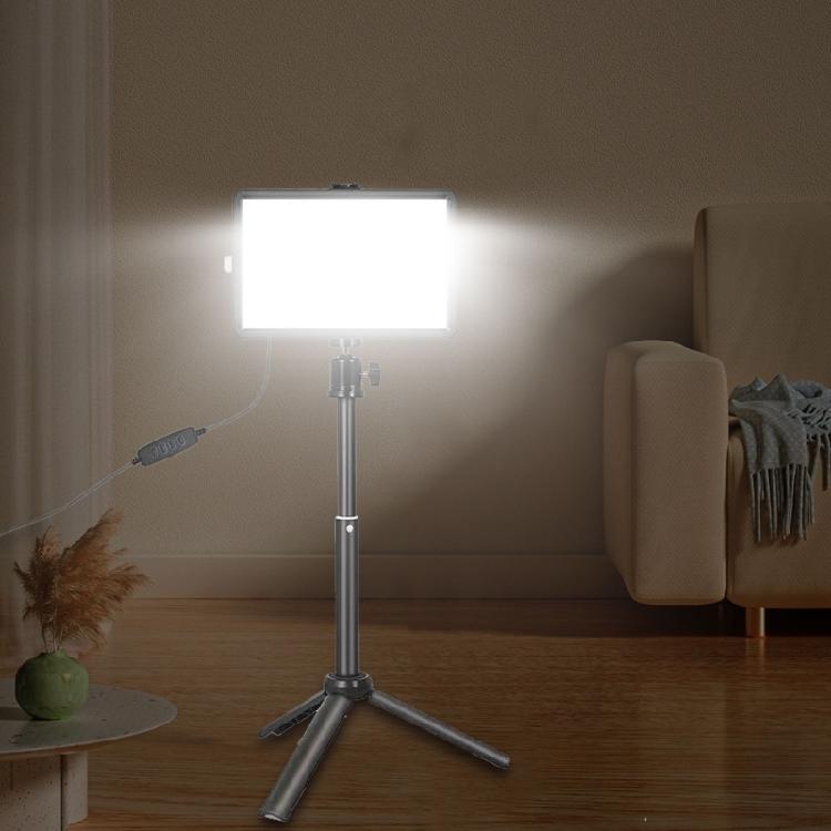 LED-Videoleuchte Dimmbar USB-betrieben Optionaler Stativ und Farbfilter für Fotostudios und Content-Erstellung