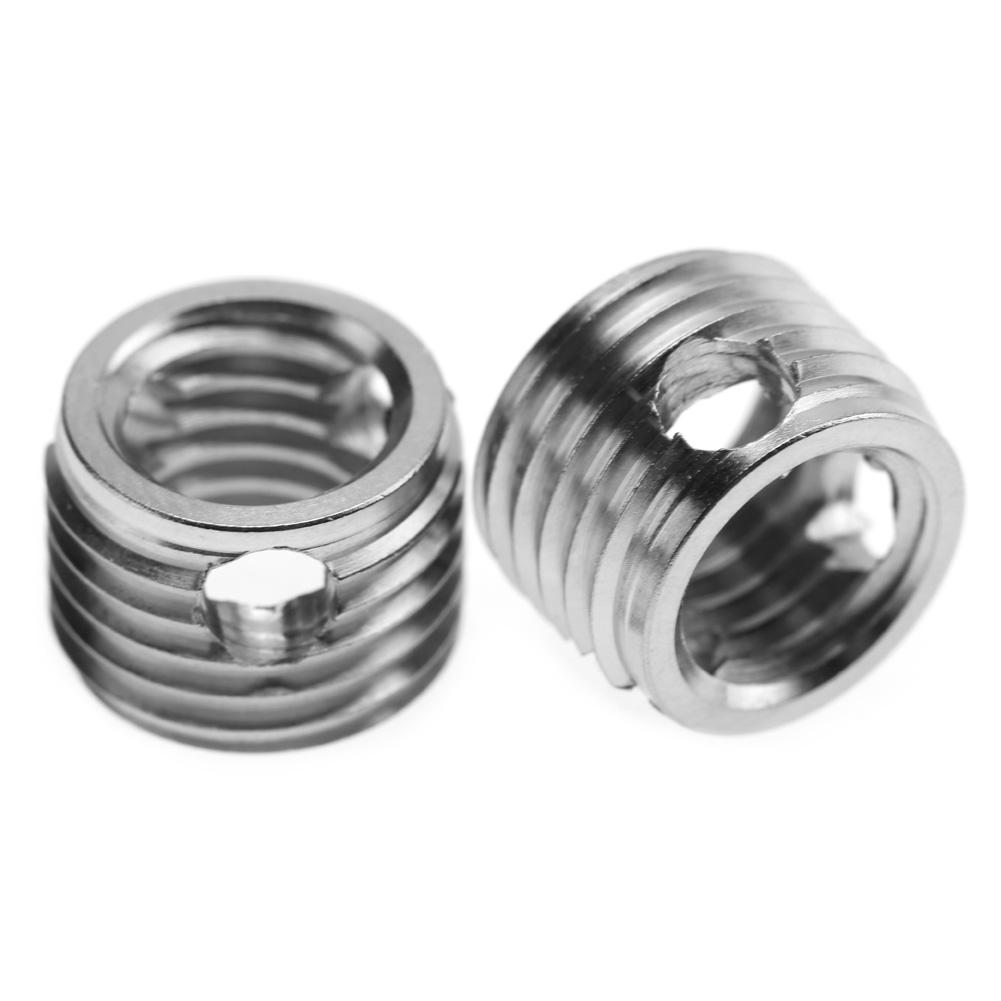 10ks 307 Nerezová ocel Samosvorné Závitové Vložky Příslušenství(Vnitřní M8*1.25 Vnější M12*1.5)