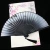 Bamboo Wooden Handmade Colorful Vintage Style Fan Crafts Dance Hand Fan Folding Fan Home Decoration