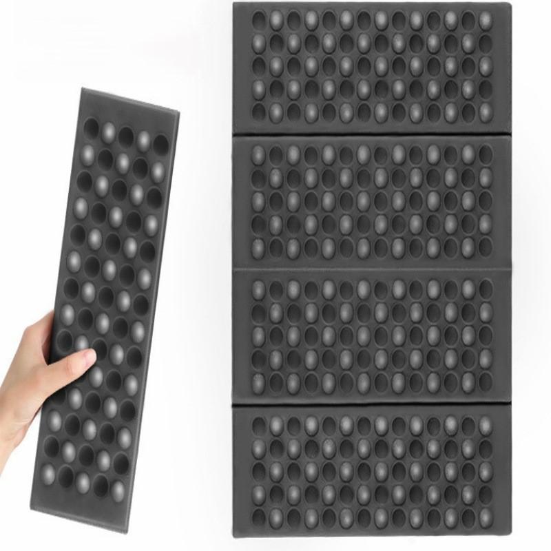 

Honeycomb Massage Mat 4-Fold Xpe Cushion Outdoor Hiking Camping Training Park Foldable Pillow Picnic Sitting Moisture-Proof Pad as the picture