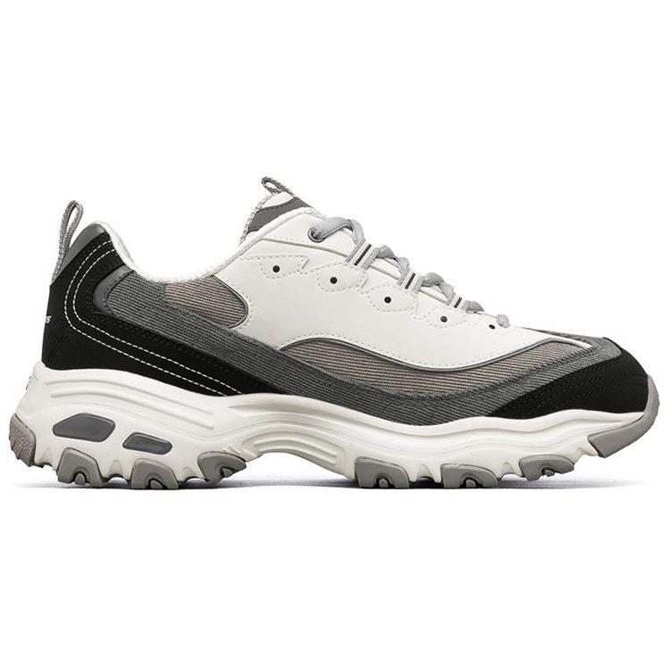 Skechers D'Lites 1.0 Low top Chunky Sneakers Men's Black Gray 237153-BKGY