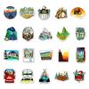50 Outdoor Scenery Camping 2-50 Suitcase Notebook Water Cup Doodle Decoration Stickers