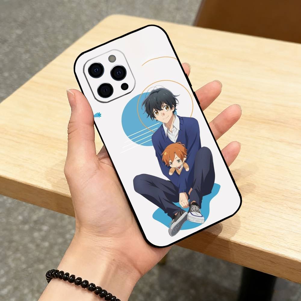 Sasaki To Miyano BL Phone Case For iPhone 17,16,15,14,13,12,11 Plus,Pro Max,XS,Soft Silicone Black Cover