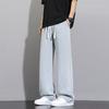 Light Color Men's Hip-hop Jeans Summer Casual Straight Wash Old Retro Student Floor Trousers