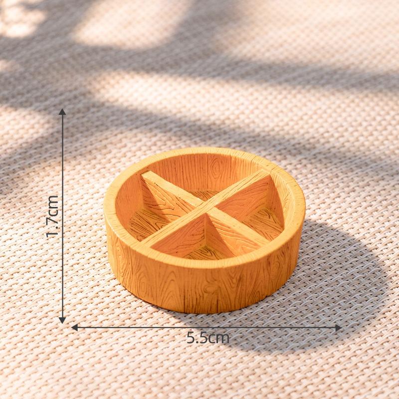 Micro-landscape Creative Ancient-style Food Box Basket Model Dollhouse Decoration Accessories Miniature Mini Ornaments