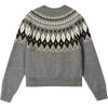 Levis Schlichter Lässiger Farbblock Rundhals Strick Langarm Pullover Damenpullover 0037Z-0004