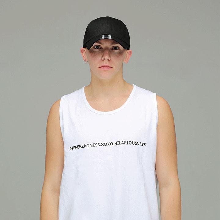 D So H Slogan Sleeve White/Free