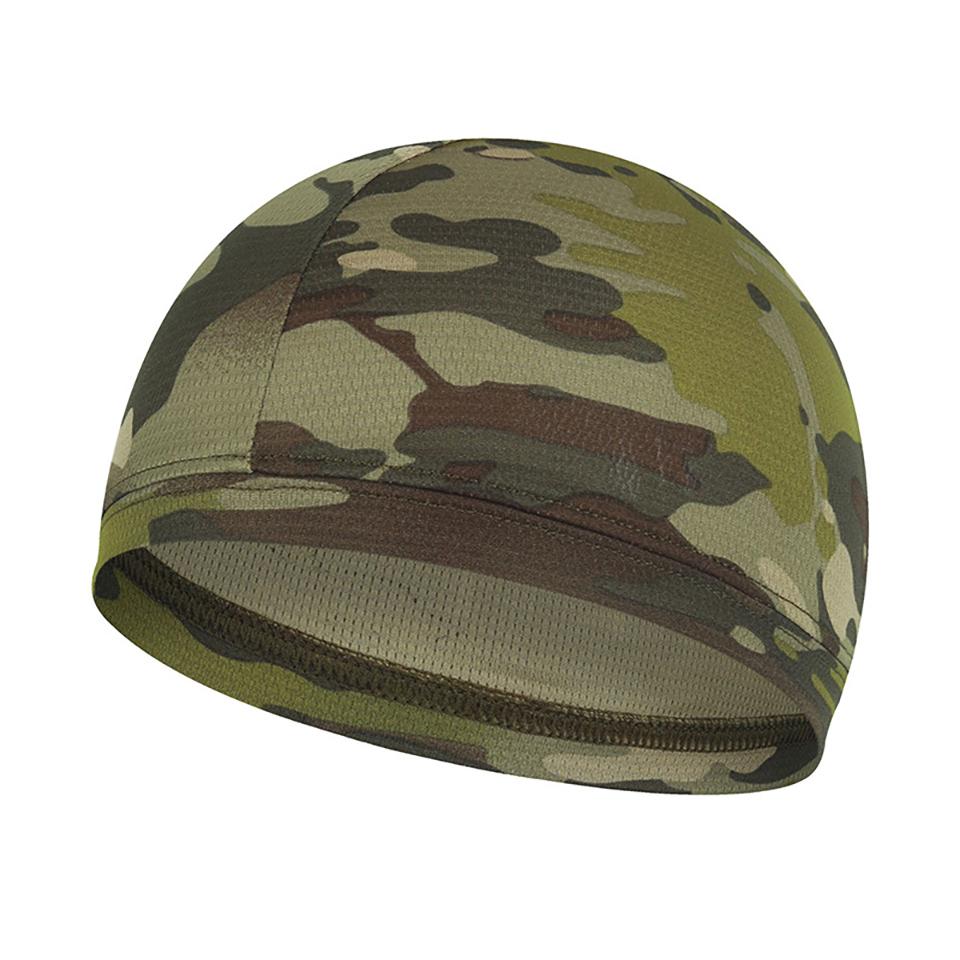 Cycling Hiking Cap Breathable Quick Dry Mesh Camo Print Bike Motorcycle Helmet Liner Sweat Wicking Sports Running Hat