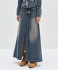 Deketeuumeon Maxi Skirt Dcsk006Blue