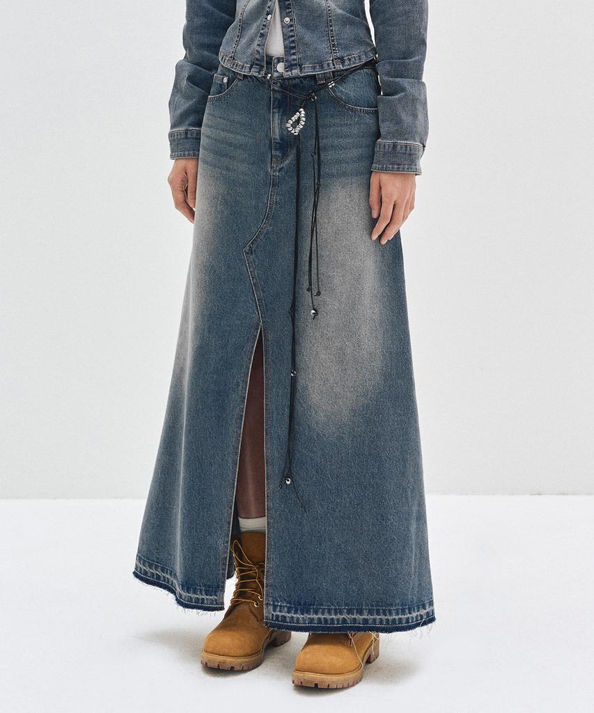 Deketeuumeon Maxi Skirt Dcsk006Blue