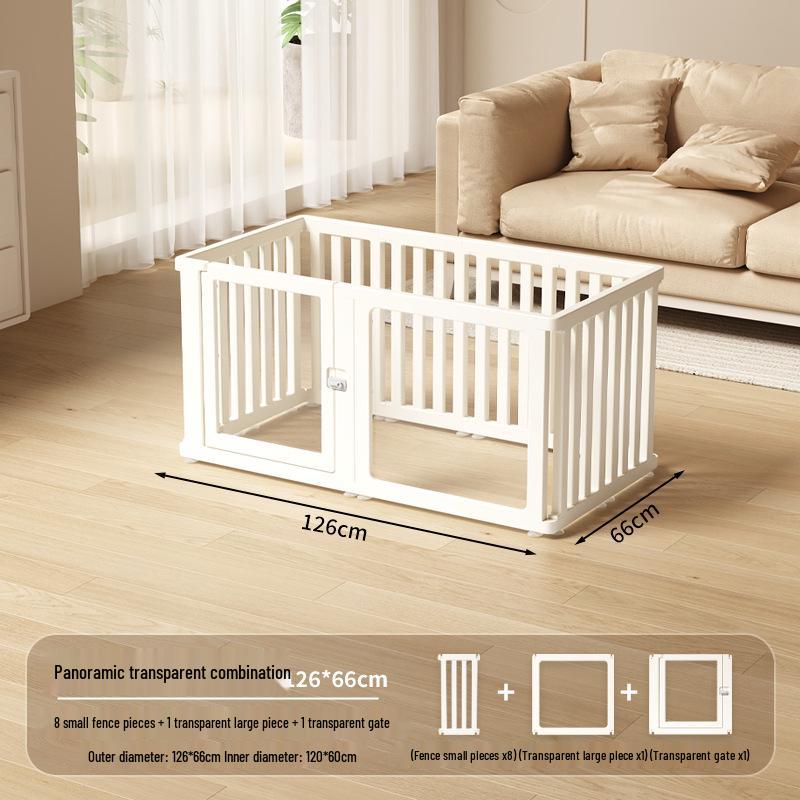 Acrylic Transparent Pet Fence: Indoor Barrier for Small Dogs [Single/Accessories/Combo]
