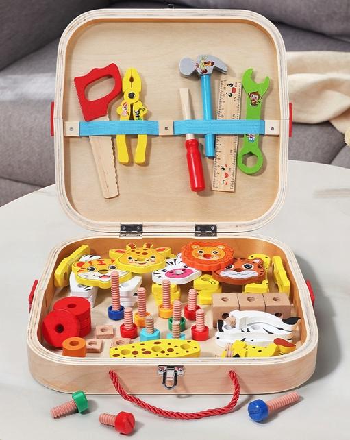 Diy Kit Fun Wooden Tool Box Animals