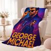 Pop Singer G-George MichaelS Throw Summer Flannel Throw Blanket Soft Antistatic Washable KidFriendly Couch Bed