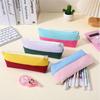 Boat-Shaped Colorblock Pencil Case Large-Capacity Pen Bag Student Gift