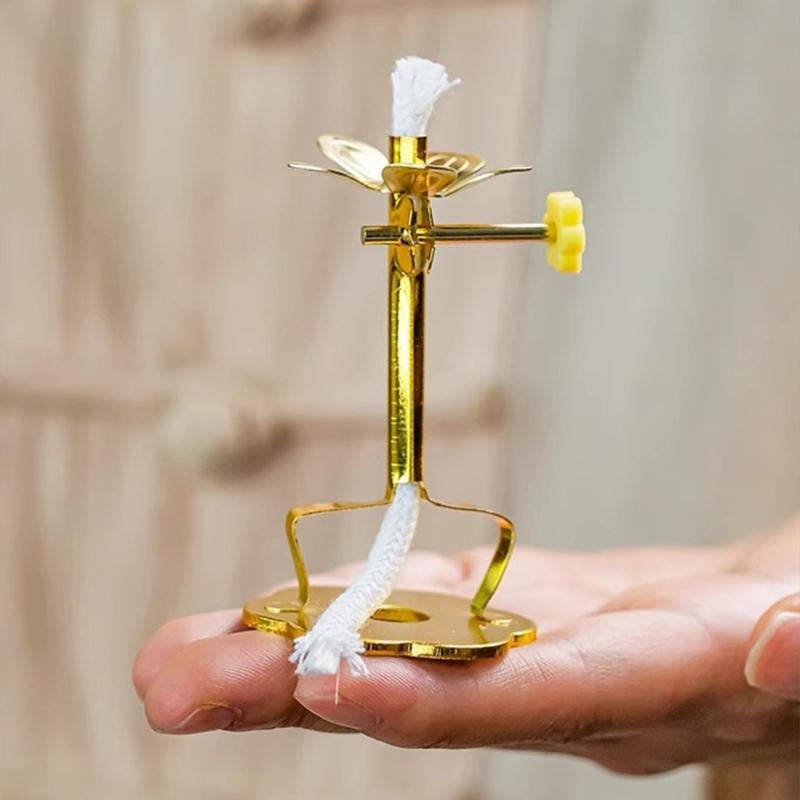 Sturdy Alloy Light Stand Base for Candle Adjustable Crafting Helper Set