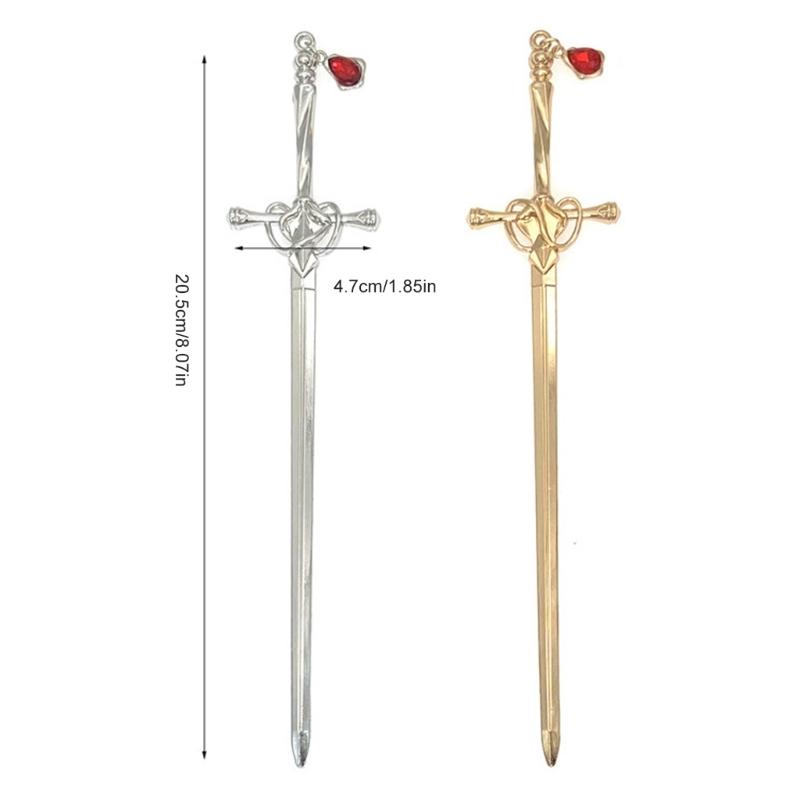 Unique Hair Fork Large French Metal Hair Clip For Women Elegant Bun Styling Hair Pins Vintage Hairstyle Accessories