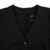 New Nike NSW CHLL KNT RIB CARDI Long Sleeved Dresses Women's Black HJ1244-010