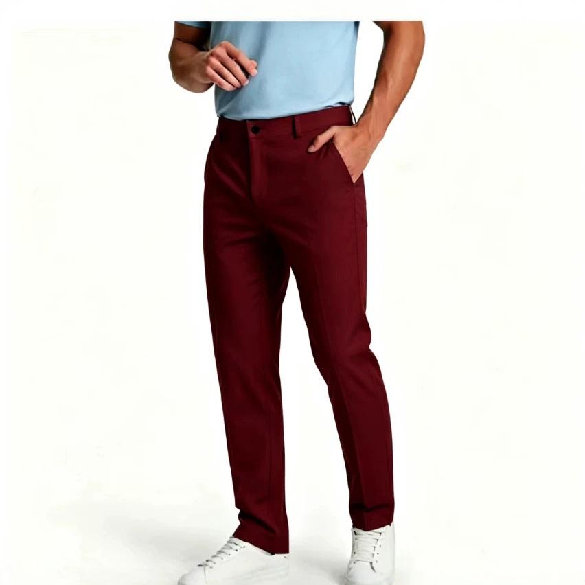 Spring and Autumn Trousers Youth Elastic Golf Jogging Slim Trousers Trousers Men's Advanced Sense
