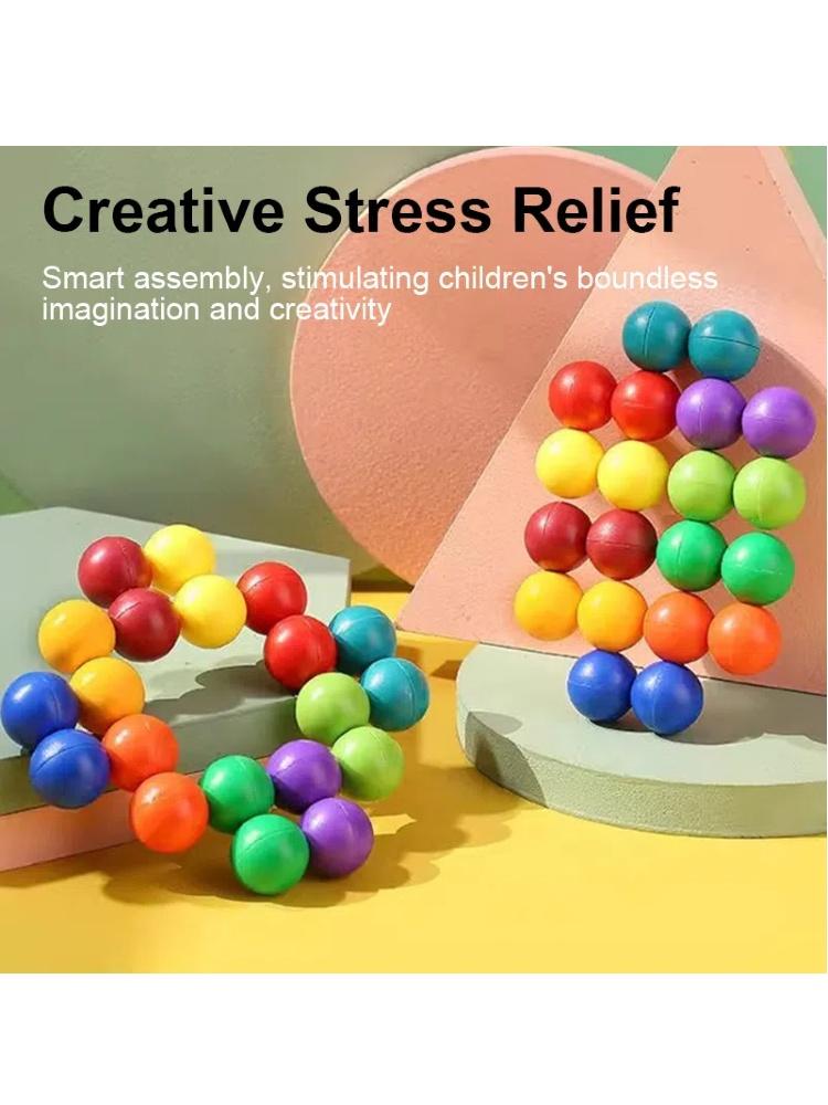 3D Cube Ball Puzzle Magic Ball Unlimited Cube Versatile Cube Stress Relief Toy