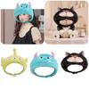 Cute Cartoon Three-eyed Plush Hat For Girls, Winter Warmth And Photo Prop