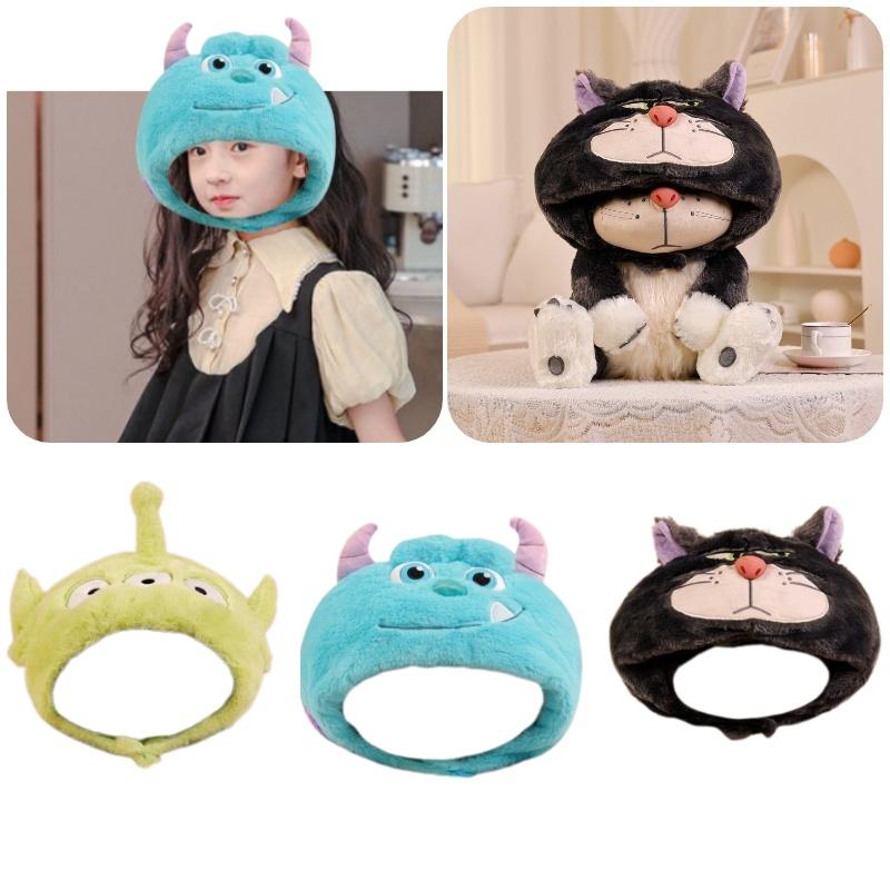 Cute Cartoon Three-eyed Plush Hat For Girls, Winter Warmth And Photo Prop