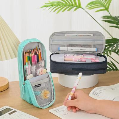 Mochila Escolar Plegable de Moda Universal 2024 de Gran Capacidad Estuche para Lápices para Estudiantes