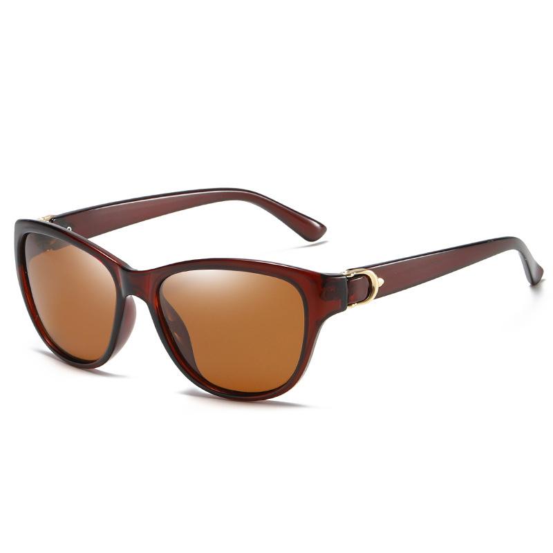 Occhiali da sole rotondi BFORTUNE da donna Designer di marca Occhiali da sole ovali in metallo con lenti polarizzate Protezione UV400