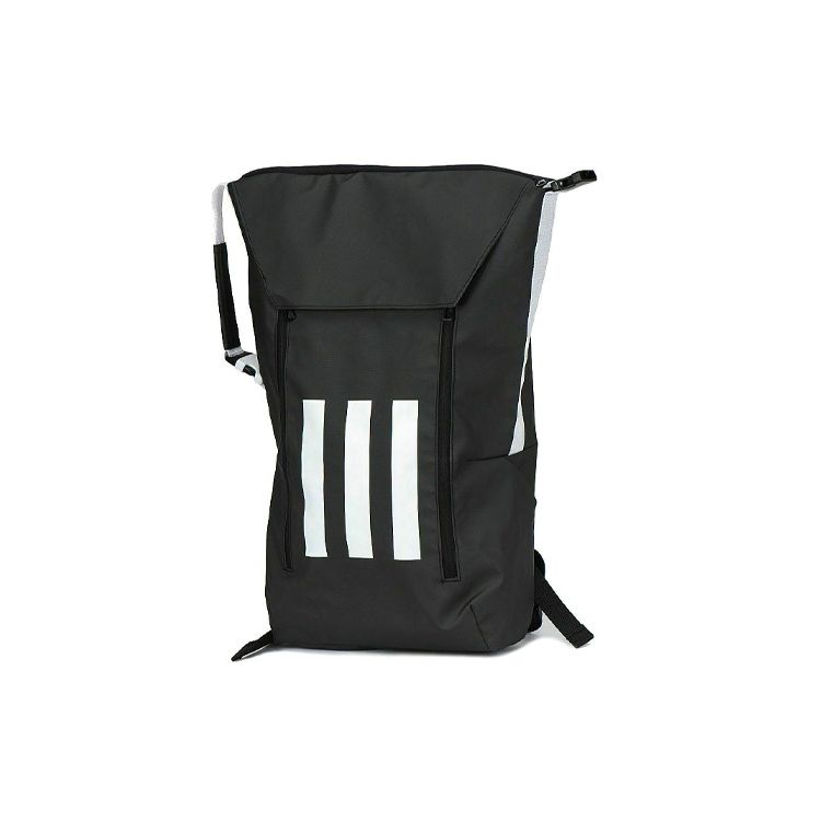 Adidas Sports Casual Polyester Backpack Regular Unisex Couple Unisex Backpack Black BR1576 Black
