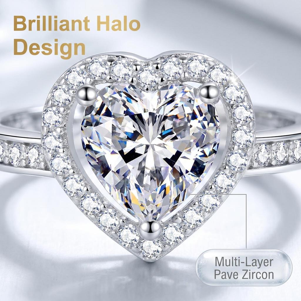Copper Ring Classics Zircon For Women Luxury Shining Beautiful Ring Fashion Wedding Party Women Jewelry Branch