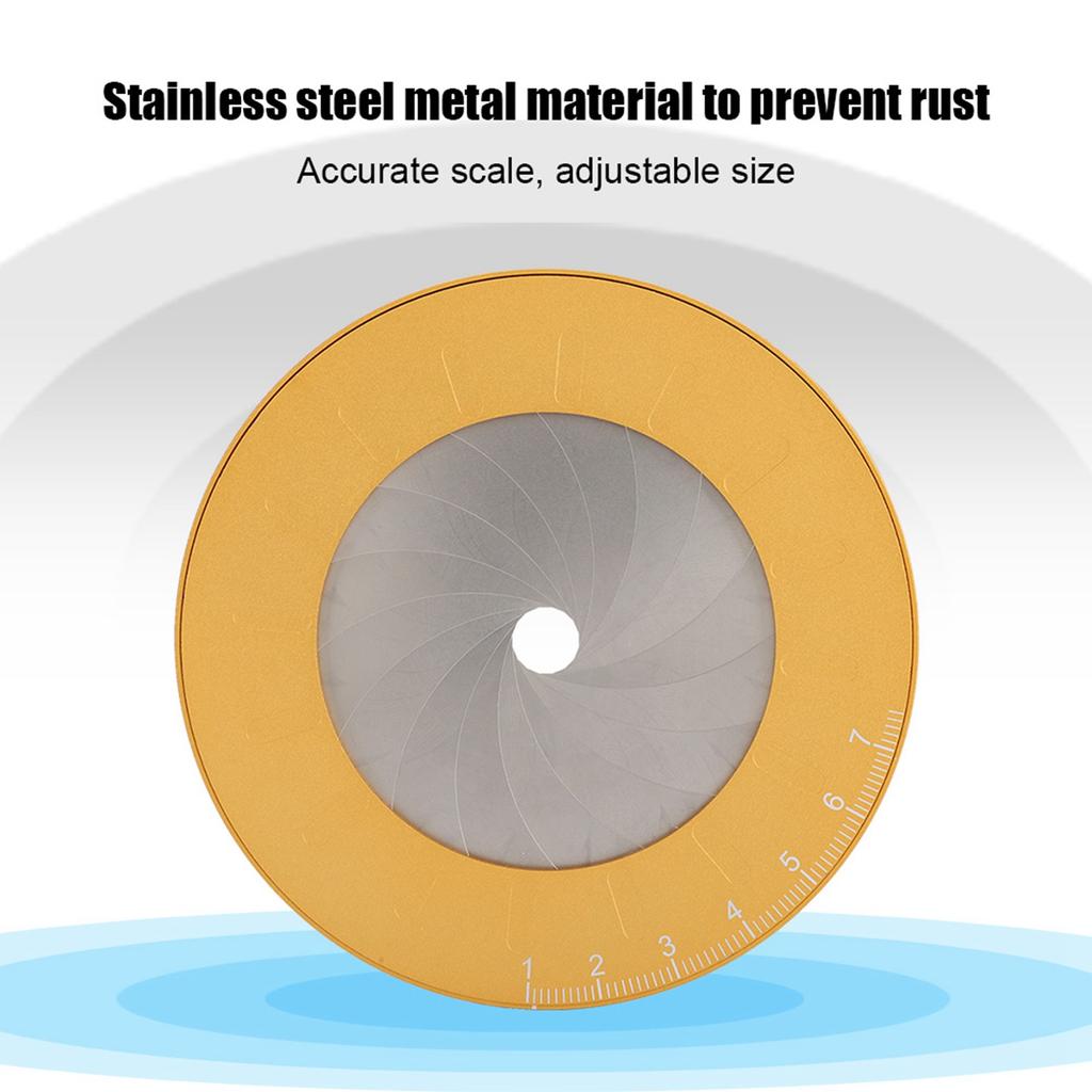 Round Drawing Tool Metal Round  Drawing Tool Professional Adjustable Drawing Ruler  Drawing Tool