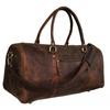 Menn duffel Buffalo Vintage håndlaget skinn Overnight Duffel Bag - naturlig brun