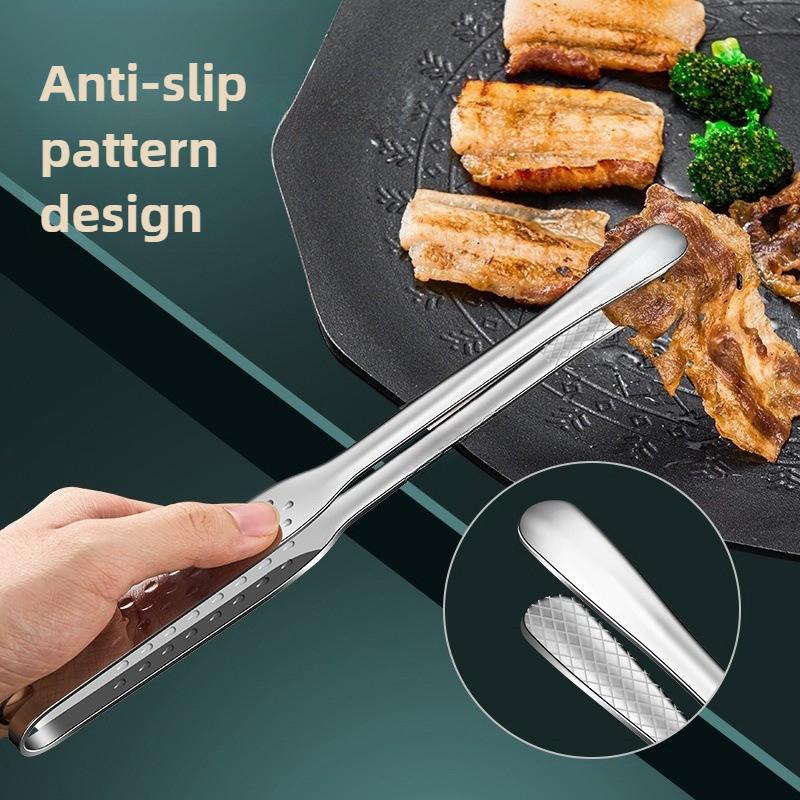 1PC Barbecue Clip Stainless Steel Korean BBQ Kitchen Food Bag Cooking Steak Buffet Small Clip Kitchen Tools Outdoor Barbecue