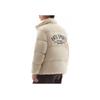Anta Water-Resistant Stand Collar Casual Letter Long Sleeve Down Jacket Men Outerwear Wood-Color 152448907-1