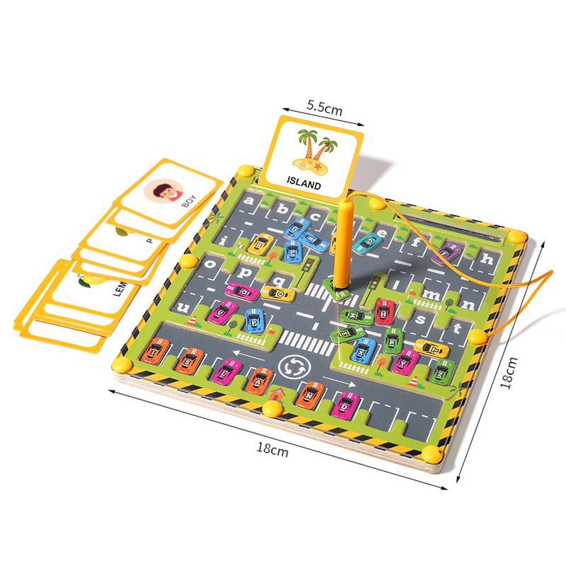 

Magnetic Color Maze Montessori Wooden Educational Sorting Toy Magnetic Bead Maze Puzzle Drawing Board Early Learning Activities