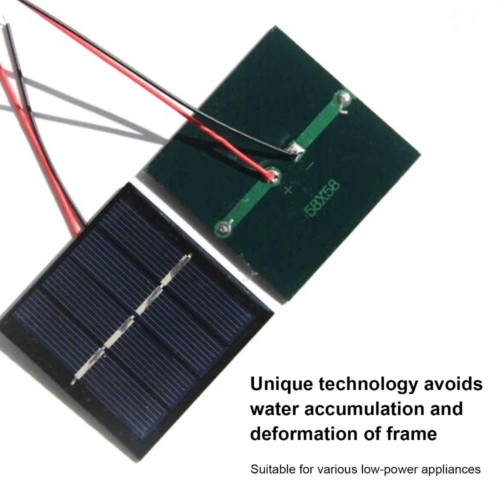 3 Pcs Polysilicon Solar Panel Cells Mini DIY Solar Panel Durable Solar Panel  DIY Battery Projects