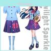 Costum Cosplay My Little Pony Twilight Sparkle din Material Poliesteric pentru Role Play Anime Fete