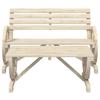 Vidaxl 2-Cz. Garden Furniture Set, Solid Fir Wood