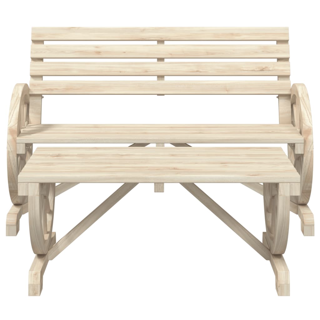 Vidaxl 2-Cz. Garden Furniture Set, Solid Fir Wood