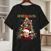 Unisexs  Womens 90s Alone Movie TShirt Kevin McCallister  Christmas Tree Holiday Party Casual Tee for Nostalgic Fans Clothing