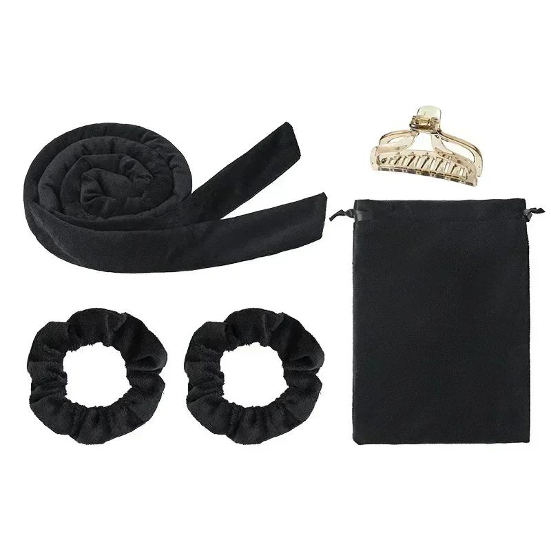 Woman Heatless Curling Rod Headband Lazy Hair Curler No Heat Hair Rollers Soft Curls Sleeping Flexi Rods Girls DIY Styling Tools