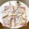 70cm×70cm Retro Paisley Imitation Silk Square Scarf - Versatile Decorative Neck Scarf Shawl
