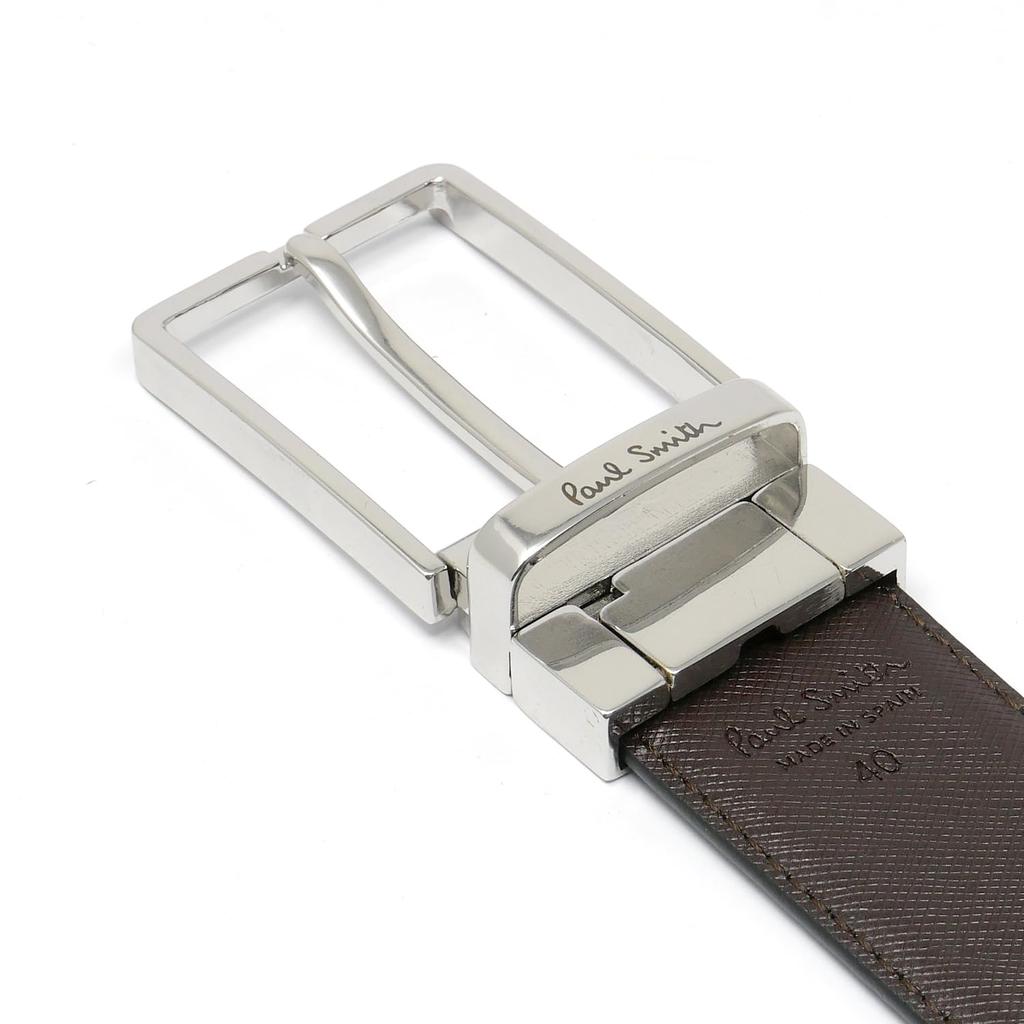 Paul Smith Reversible Leather Belt Simple Includes Care M1A 4437 Men's Set, Design, Cloth, (Type C)