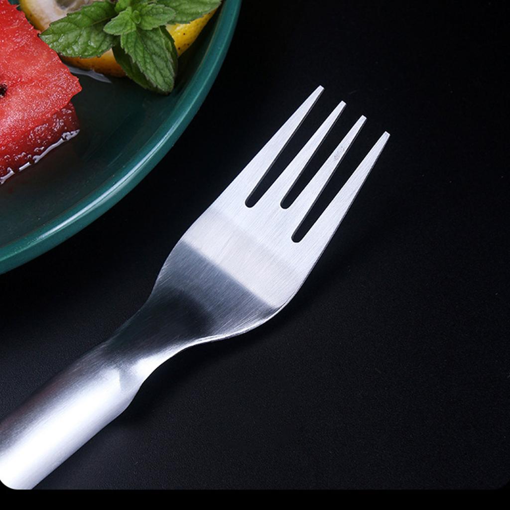 2-in-1 Watermelon Fork Slicers, Watermelon Cutter Summer Fruit Cutting Fork Head Fruit Forks Knife