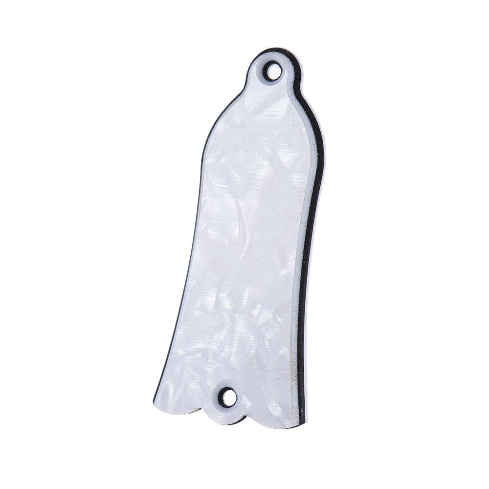 Vroomoto Truss Rod Cover Plate Scroll Plate for Flying and ES Guitars Color Bell-Shaped LP, SG, V, (3 Options)