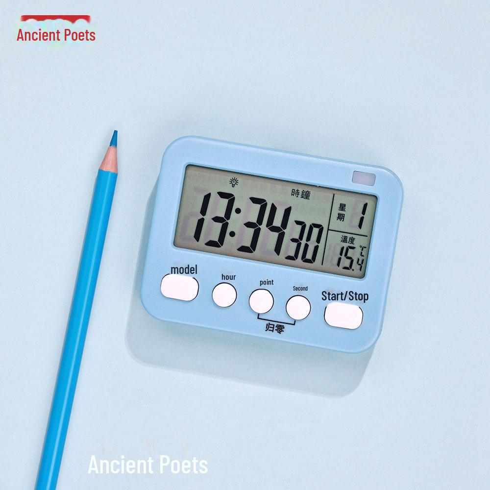 

Бесшумный кухонный таймер для выпечки с визуальным обратным отсчетом и секундомером